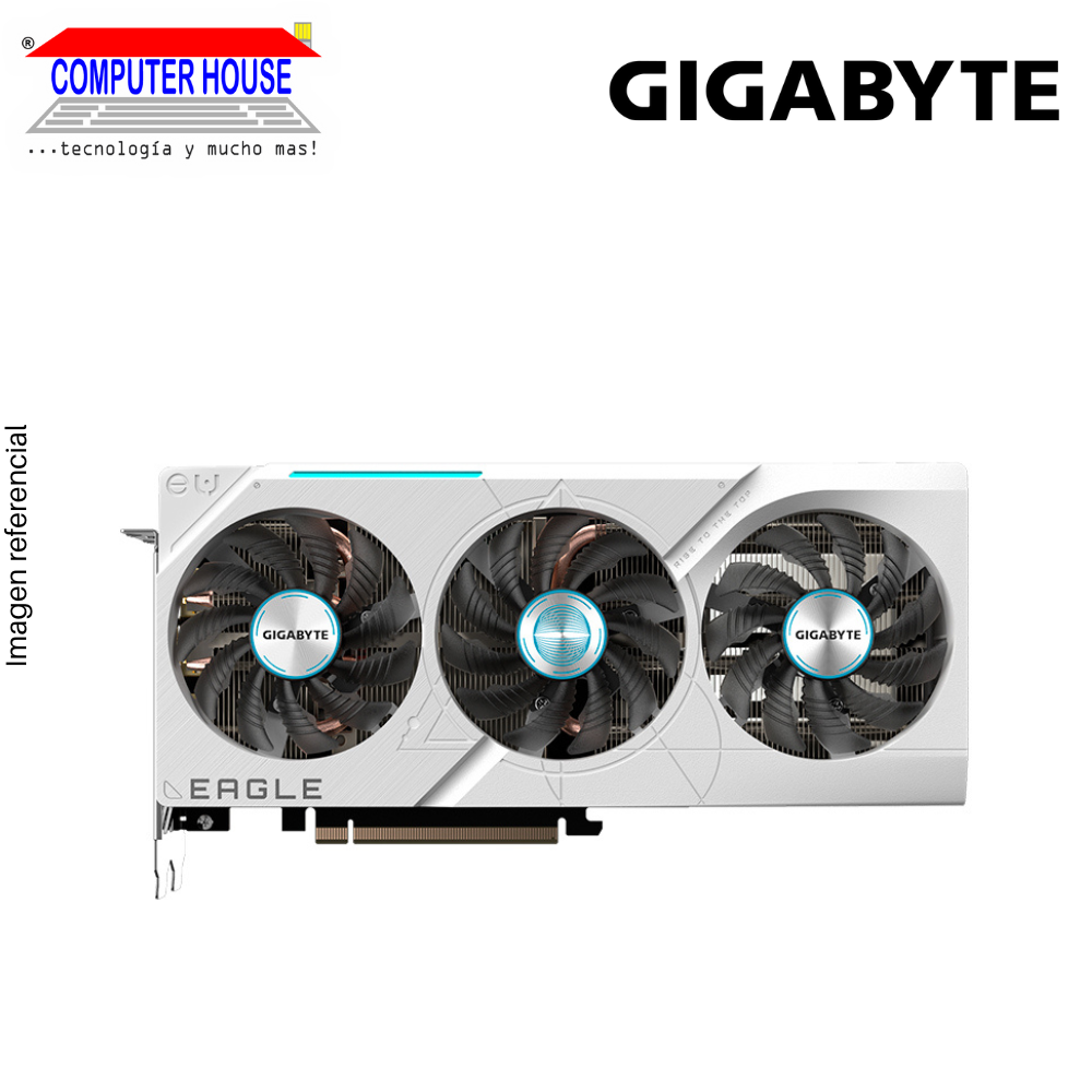 Tarjeta de Video GIGABYTE RTX4070 12G, GDDR6X, Super Eagle OC ICE, Nvidia GeForce, 3xDisplayPort/1xHDMI, 192-Bits.