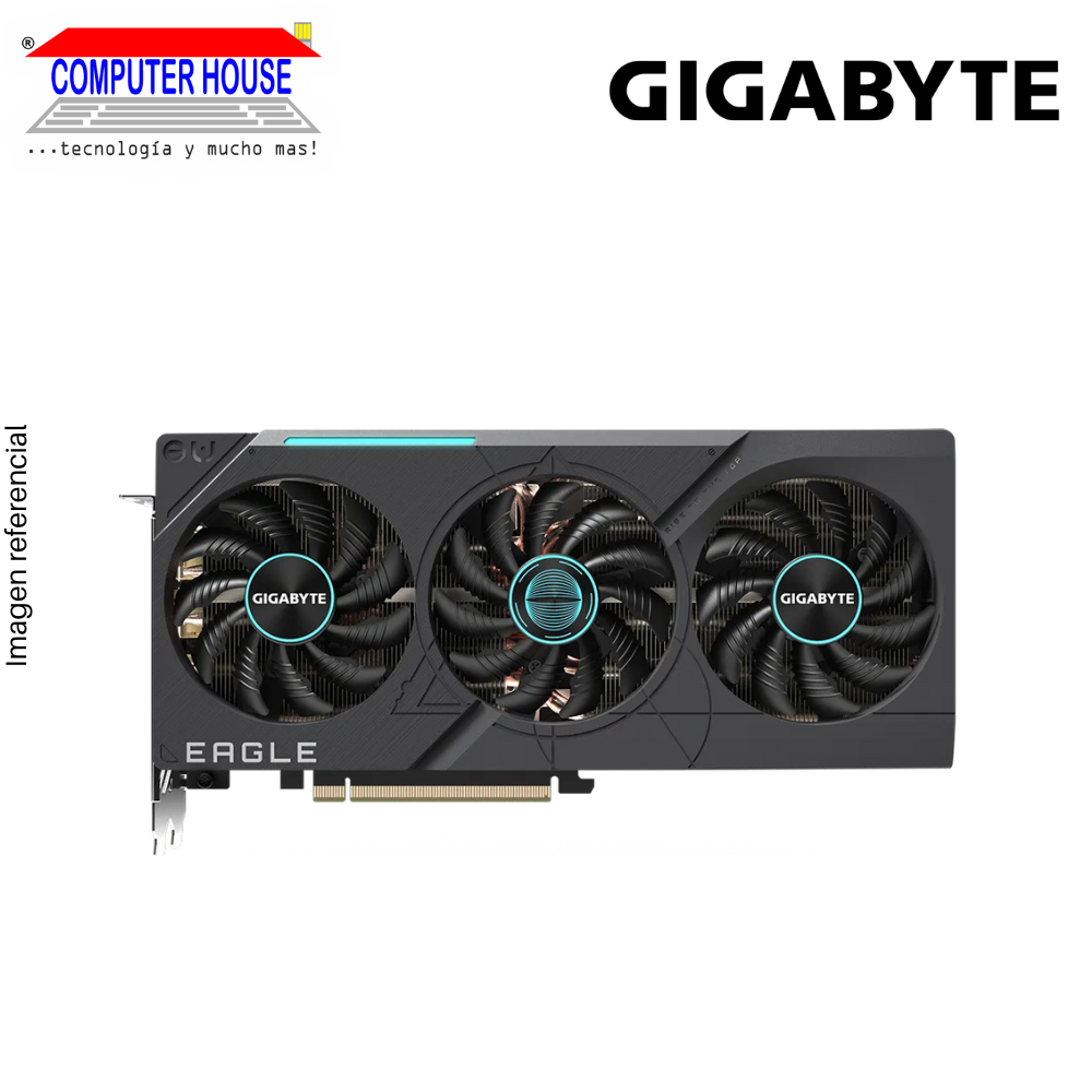 Tarjeta de Video GIGABYTE RTX4070Ti 16G, GDDR6X, Super Eagle, Nvidia GeForce, 3xDisplayPort/1xHDMI, 256-Bits.