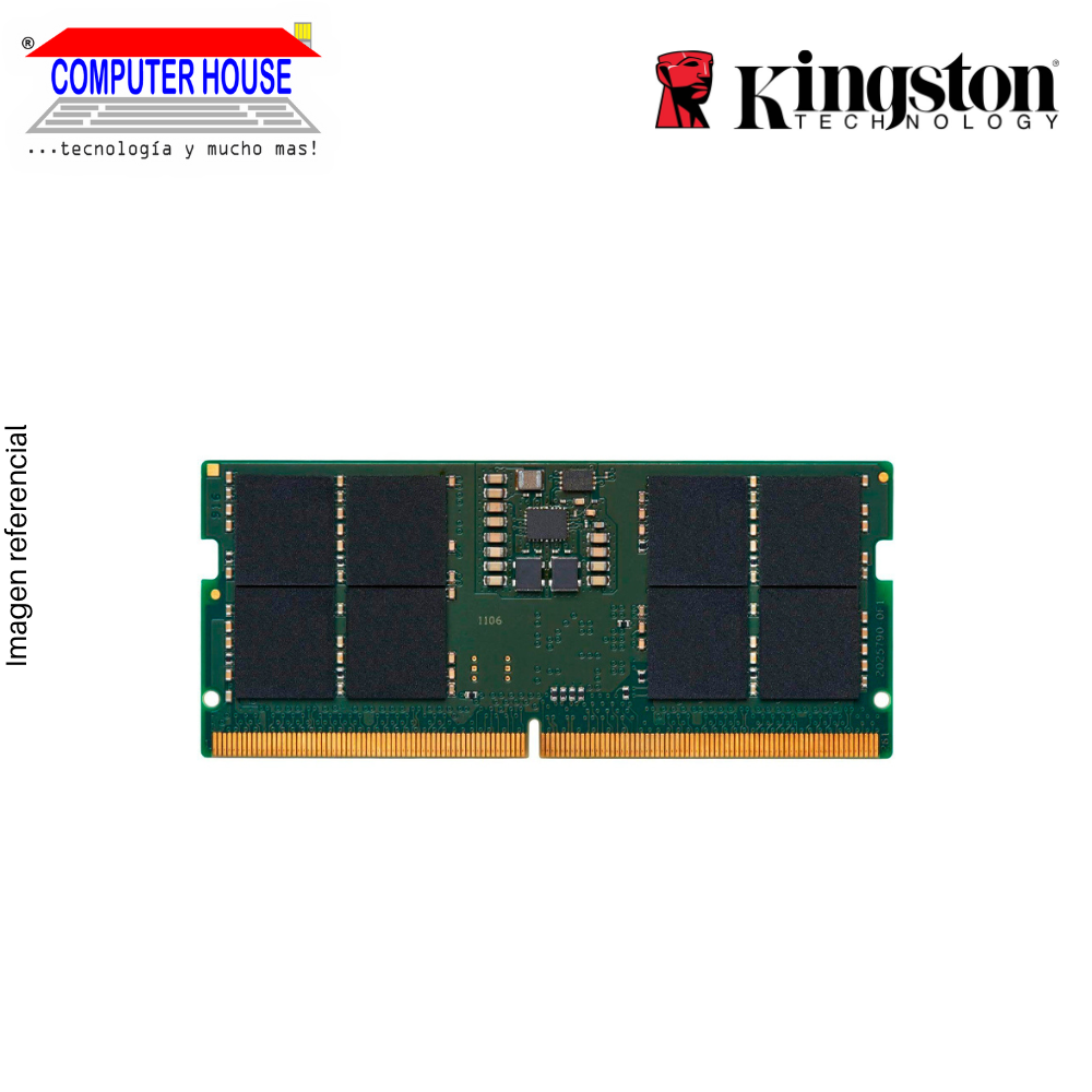 DDR5 SODIMM RAM KINGSTON 16GB, 5600MHz, PC5-44800, CL46. 