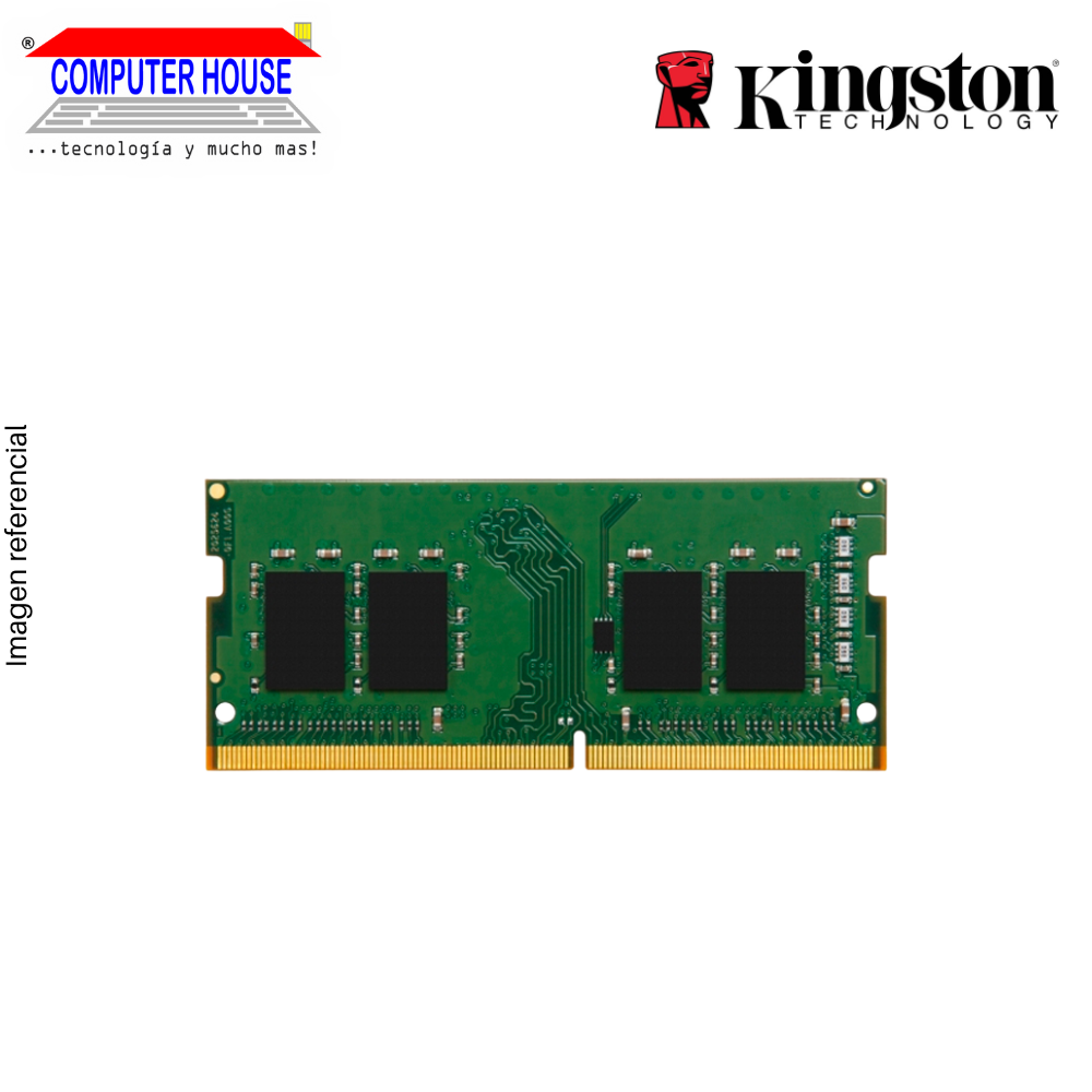 Memoria RAM DDR4 SODIMM KINGSTON 8GB, 3200MHz, CL22, 1.2V, 260-pin, Non-ECC.