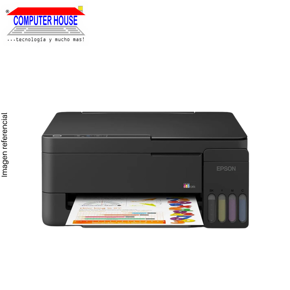 Impresora Multifuncional EPSON EcoTank L3310, A4, USB, (imprime, copia y escanea).