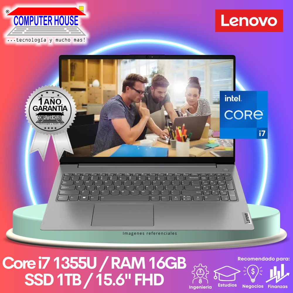 Laptop LENOVO V15 G4, Core i7-1355U, RAM 16GB, SSD 1TB, 15.6