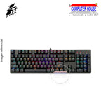 Teclado Mecánico 1ST PLAYER DK5.0, Switch Blue, 100%, Iluminación RGB, Alámbrico USB.