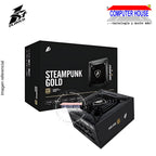 1st Player Certified Power Supply 850W, 80+ Gold, Full Modular, Steampunk (PS-850SP)