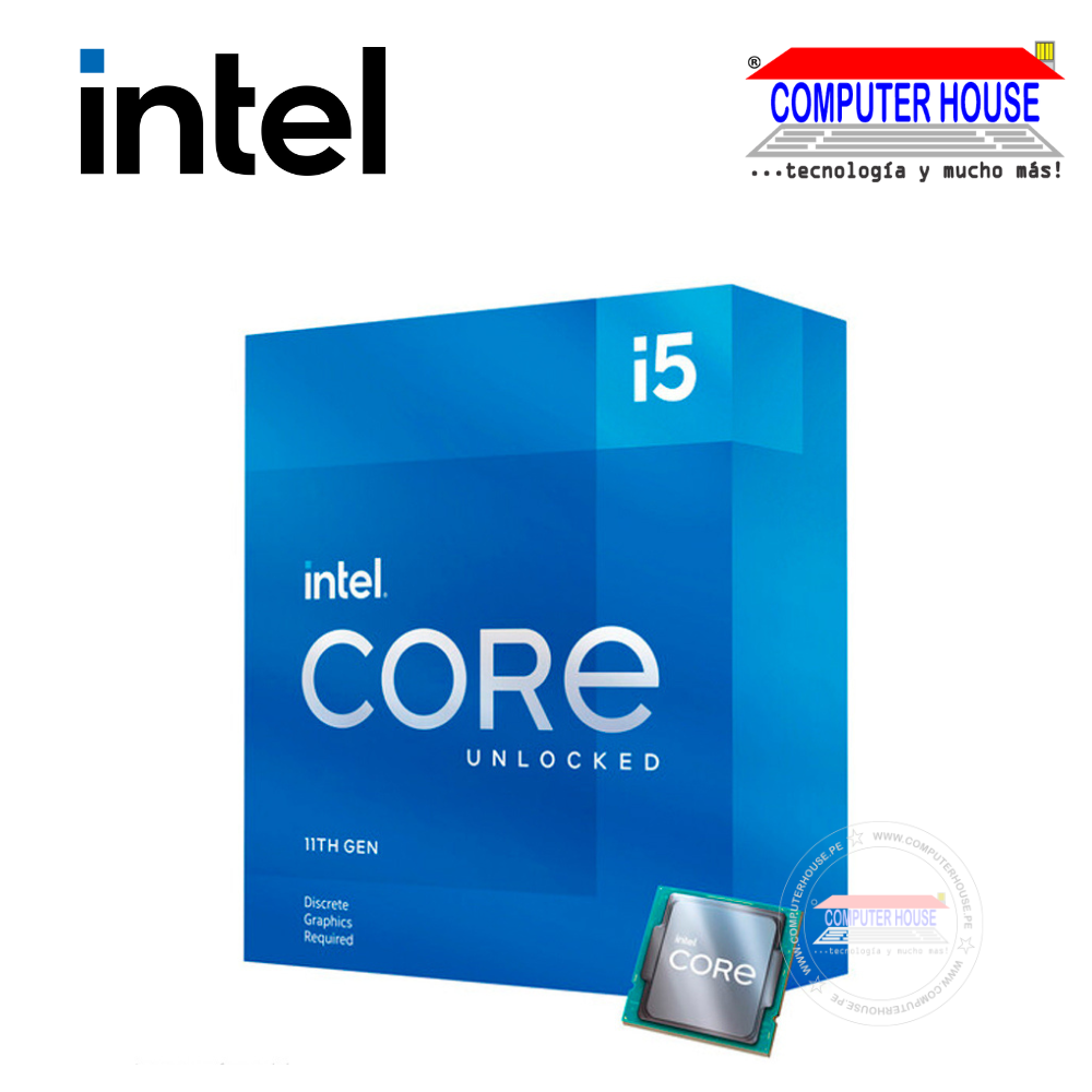 Intel Core i5-11600KF processor, 3.90/4.90 GHz, 12 MB L3 Cache, LGA1200, 125W, 14 nm. 