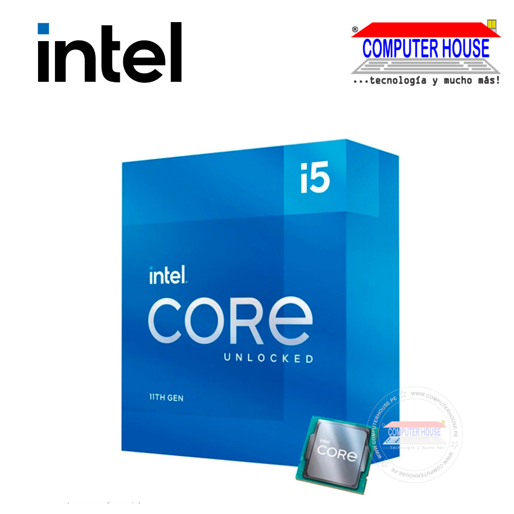 Procesador Intel Core i5-11600K 3.90 / 4.90 GHz, 12 MB Caché L3, LGA1200, 125W, 14 nm.