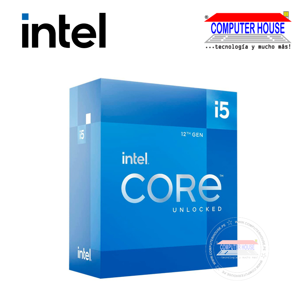 Procesador Intel Core i5-12600KF 3.70 / 4.90GHz, 20MB Caché L3, LGA1700, 125W, 10 nm.