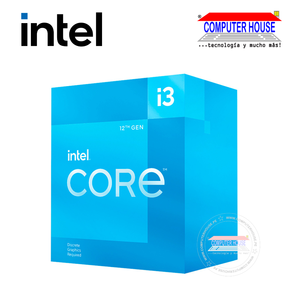 Intel Core i3-12100F Processor, 3.30/4.30GHz, 12MB SmartCache, LGA1700, Intel 7(10nm) 