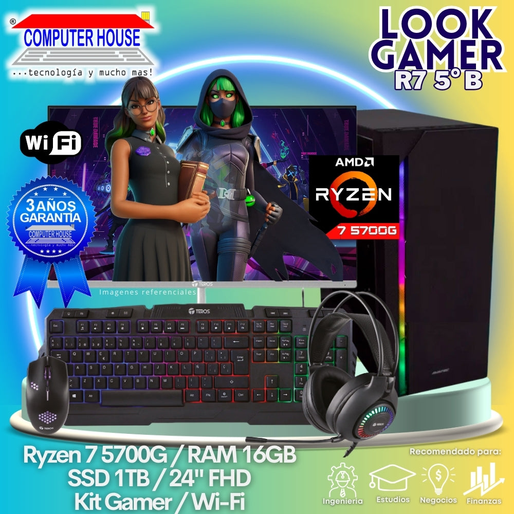 LOOK GAMER Ryzen 7-5700G 