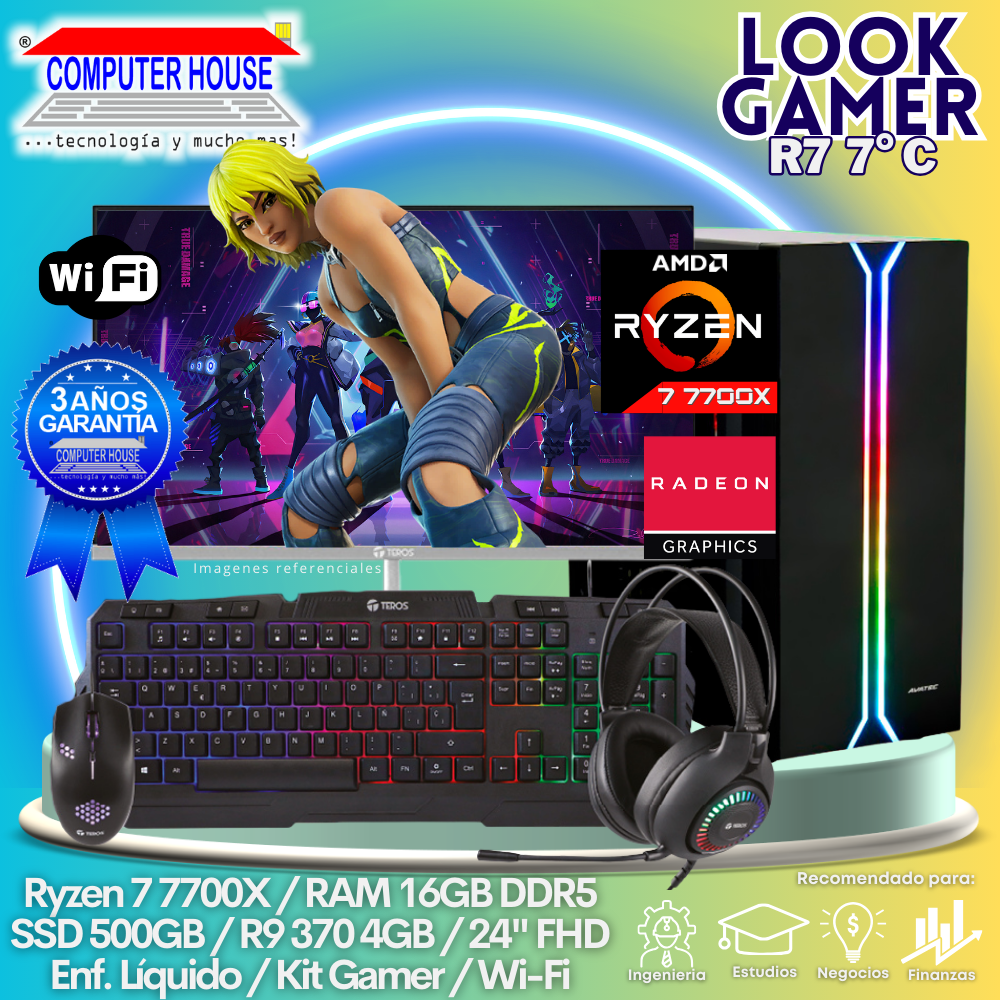 LOOK GAMER Ryzen 7-7700X 