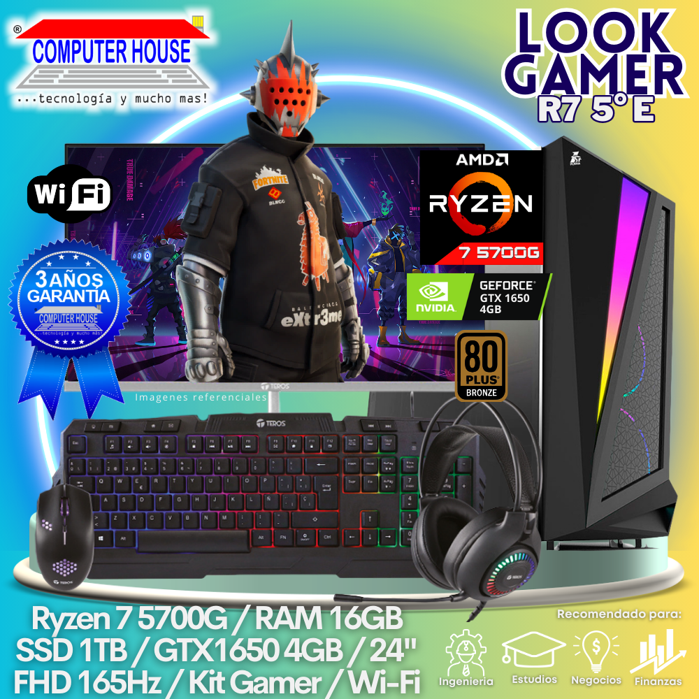 LOOK GAMER Ryzen 7-5700G 