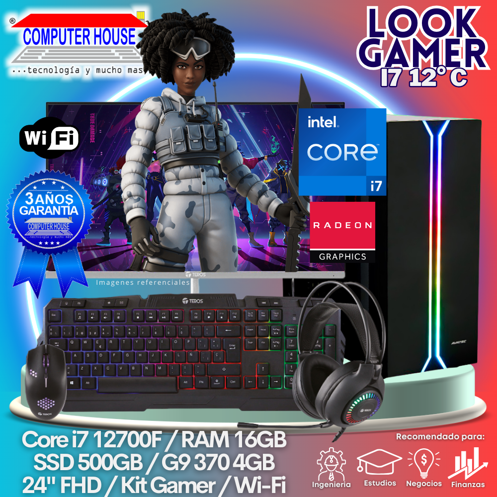 LOOK GAMER Core i7-12700F 