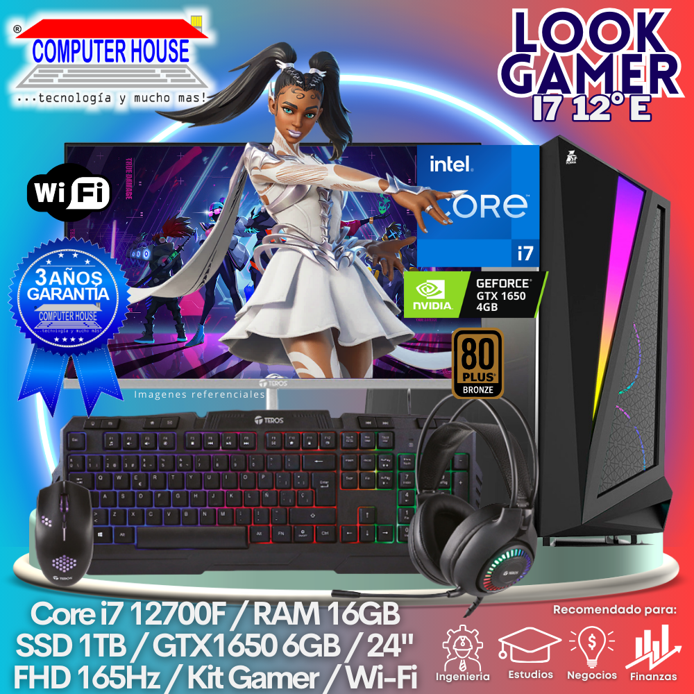 LOOK GAMER Core i7-12700F 