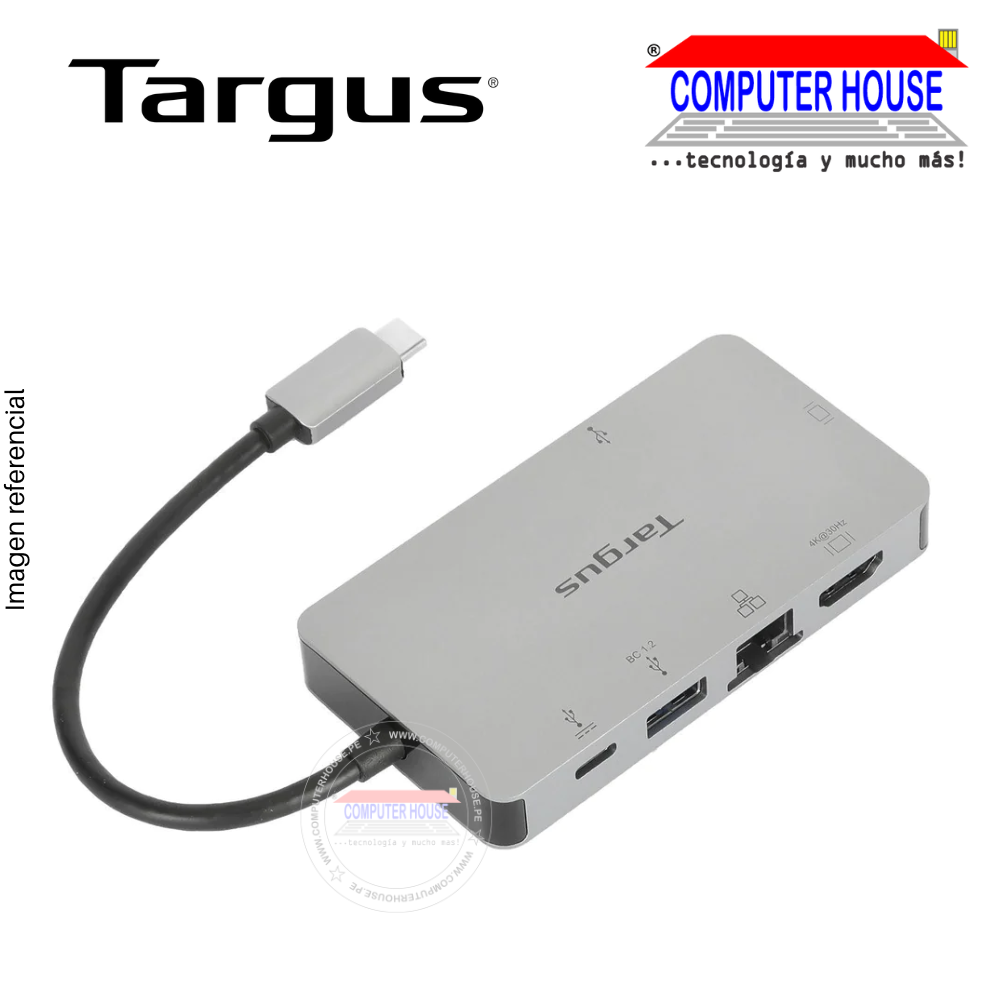 Docking Station TARGUS USB-C HDMI VGA RED USB 3.0 POWER DELIVERY 100W