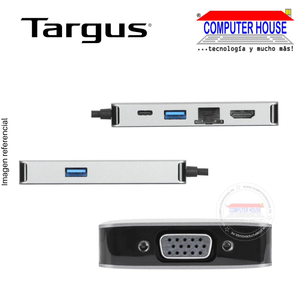 Docking Station TARGUS USB-C HDMI VGA RED USB 3.0 POWER DELIVERY 100W