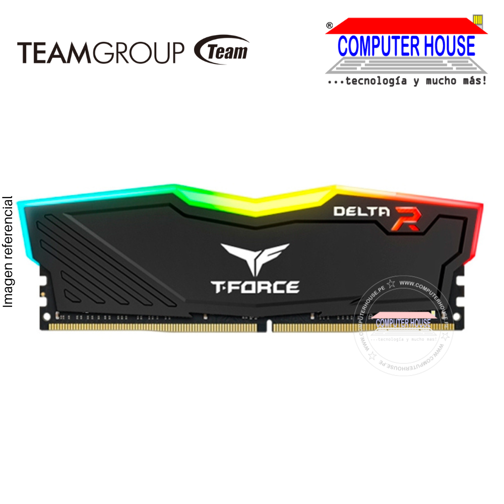 DDR4 DIMM RAM Memory TeamGroup 32GB, 3200Mhz, Delta RGB.