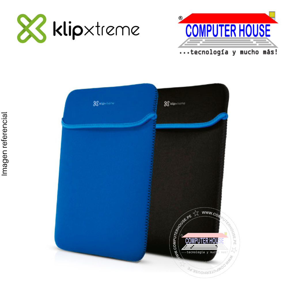 Laptop Sleeve KLIP XTREME KNS-415BL up to 15.6" black/blue