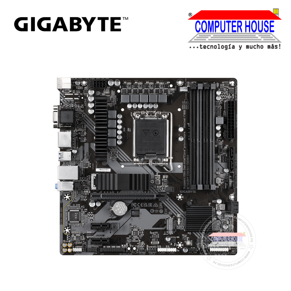 Motherboard Gigabyte B760M DS3H DDR4 (rev. 1.0), Intel B760 Chipset, LGA1700. 