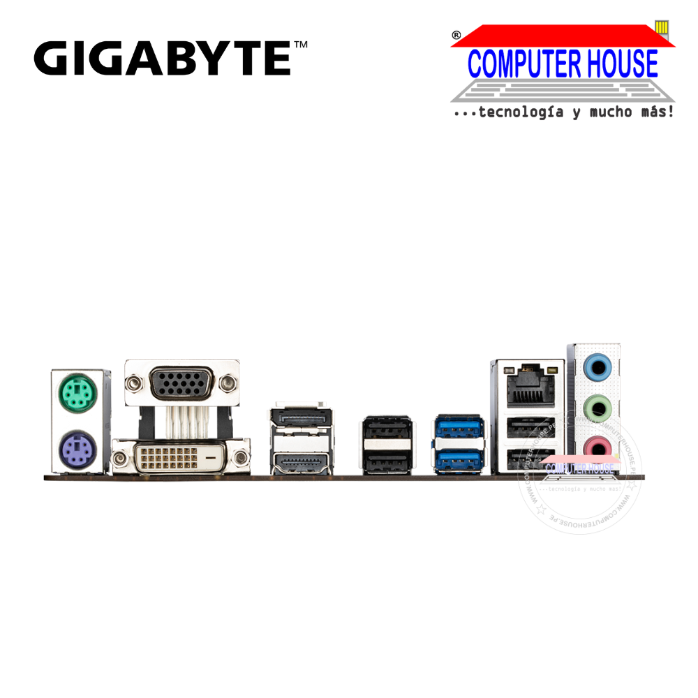 GIGABYTE H610M H Motherboard, DDR5, LGA1700, Micro ATX. Supports 14th, 13th, and 12th Generation Intel Processors. 2 x DDR5 Memory Slots. 