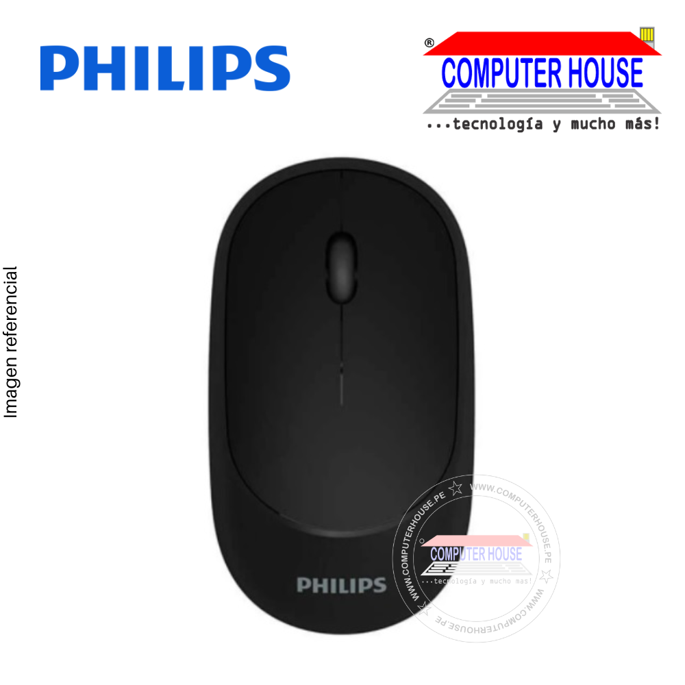 PHILIPS Mouse inalámbrico M634 SPK7634 Negro conexión USB 2.0.