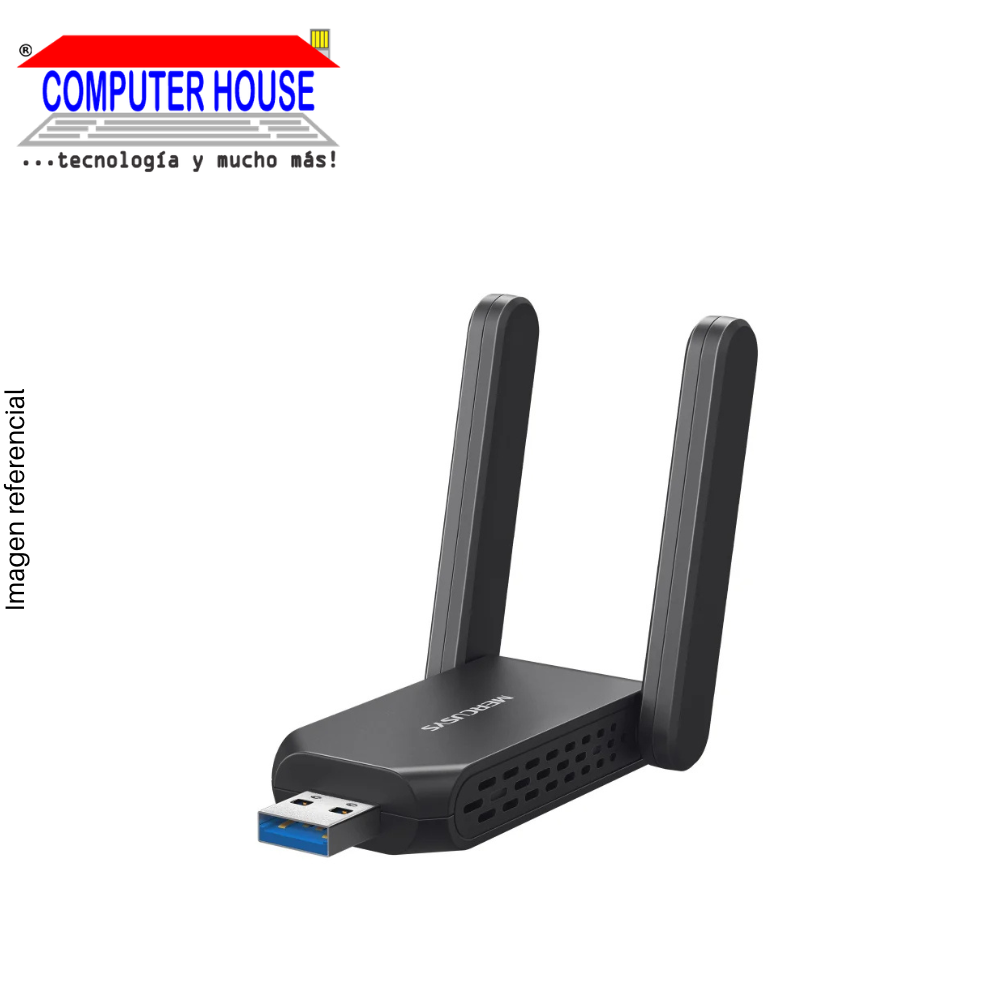 TP-LINK Archer T3U Plus WiFi Adapter, AC1300, Dual Band 2.4GHz (up to 400Mbps) and 5GHz (up to 867Mbps), USB-A.