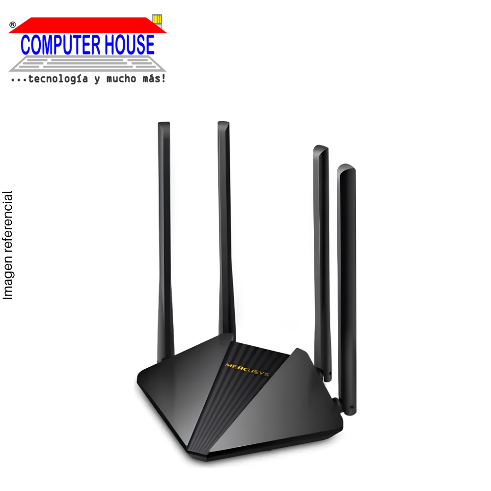 TP-LINK Archer AX23 Router, AX1800, Wi-Fi 6, Dual Band 2.4GHz (up to 574Mbps) and 5GHz (up to 1201Mbps). 