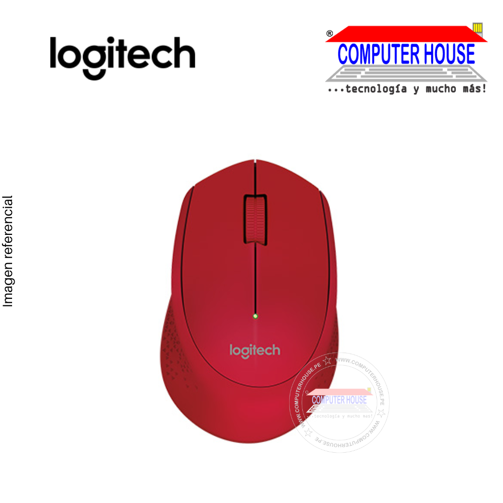 Mouse inalámbrico LOGITECH M280 Rojo (910-004286)
