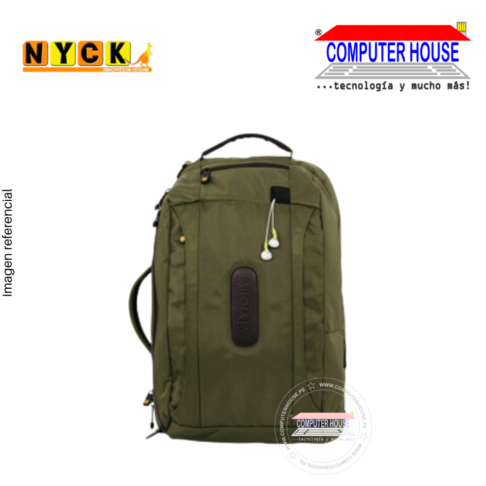 NYCK Mochila traveler backpack 14.1 (T-5010-DG)