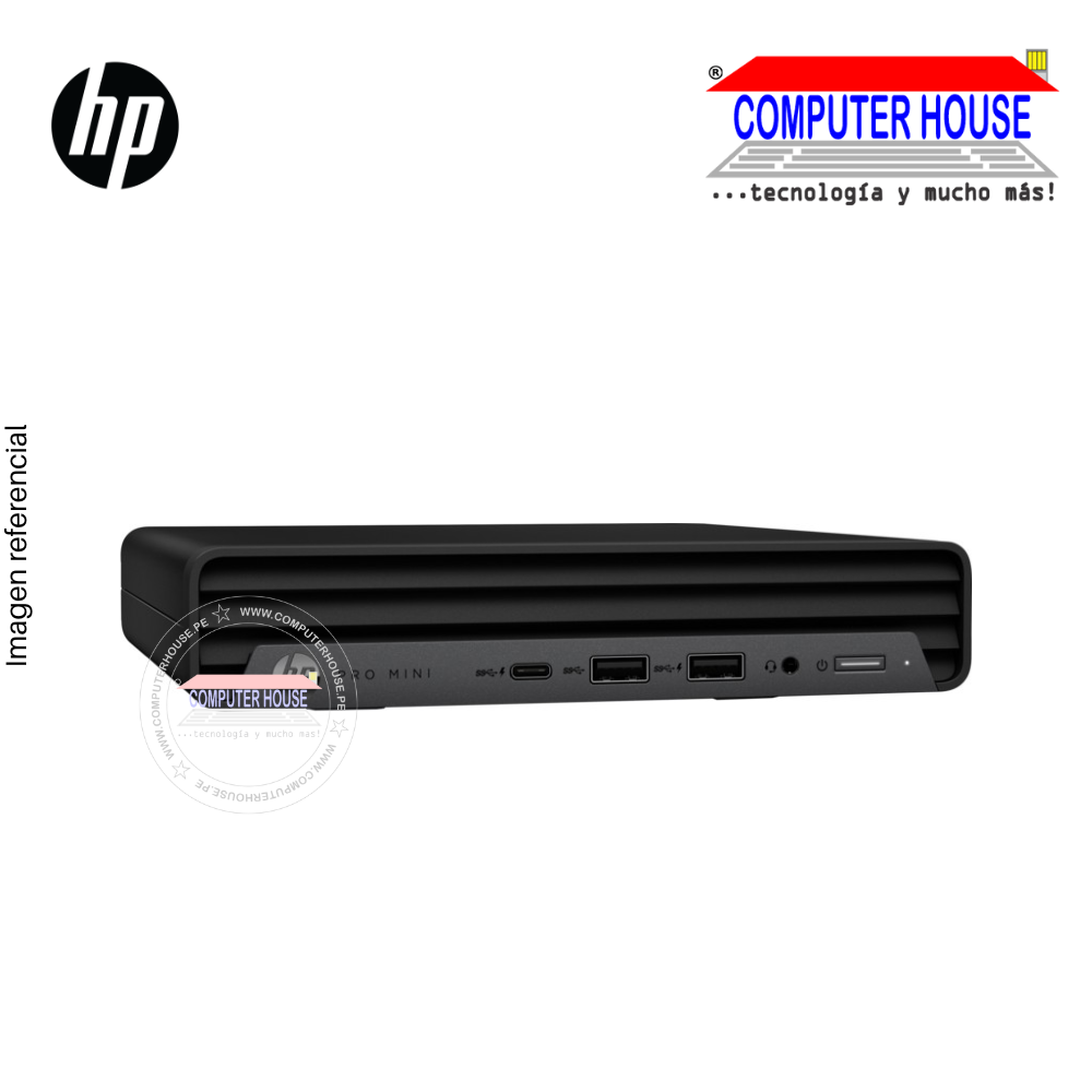 HP Desktop ProDesk 400 G9 MINI Intel Core i7-12700T 3.40GHz RAM 8GB, SSD 512GB, Windows 11 Pro (6J3A1LT)
