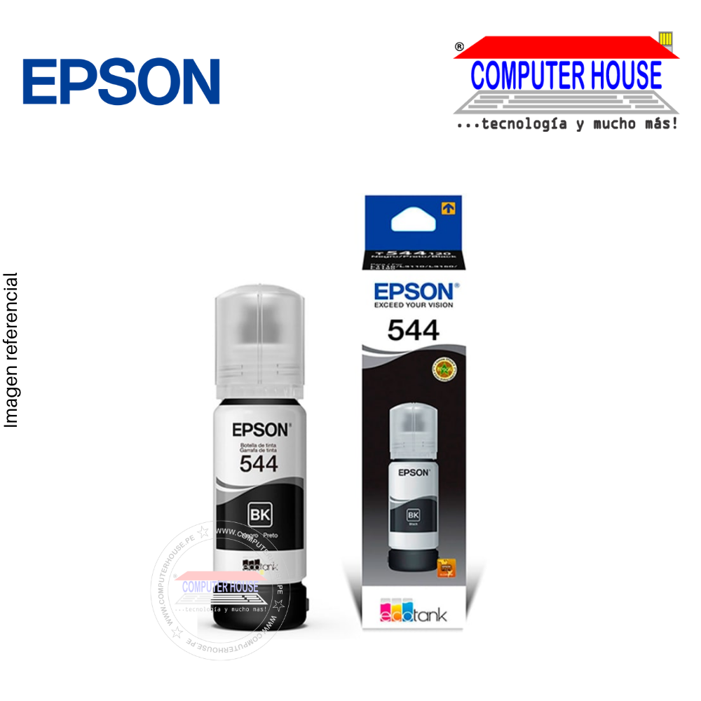 Tinta EPSON 544 Black 65ml (T544120)