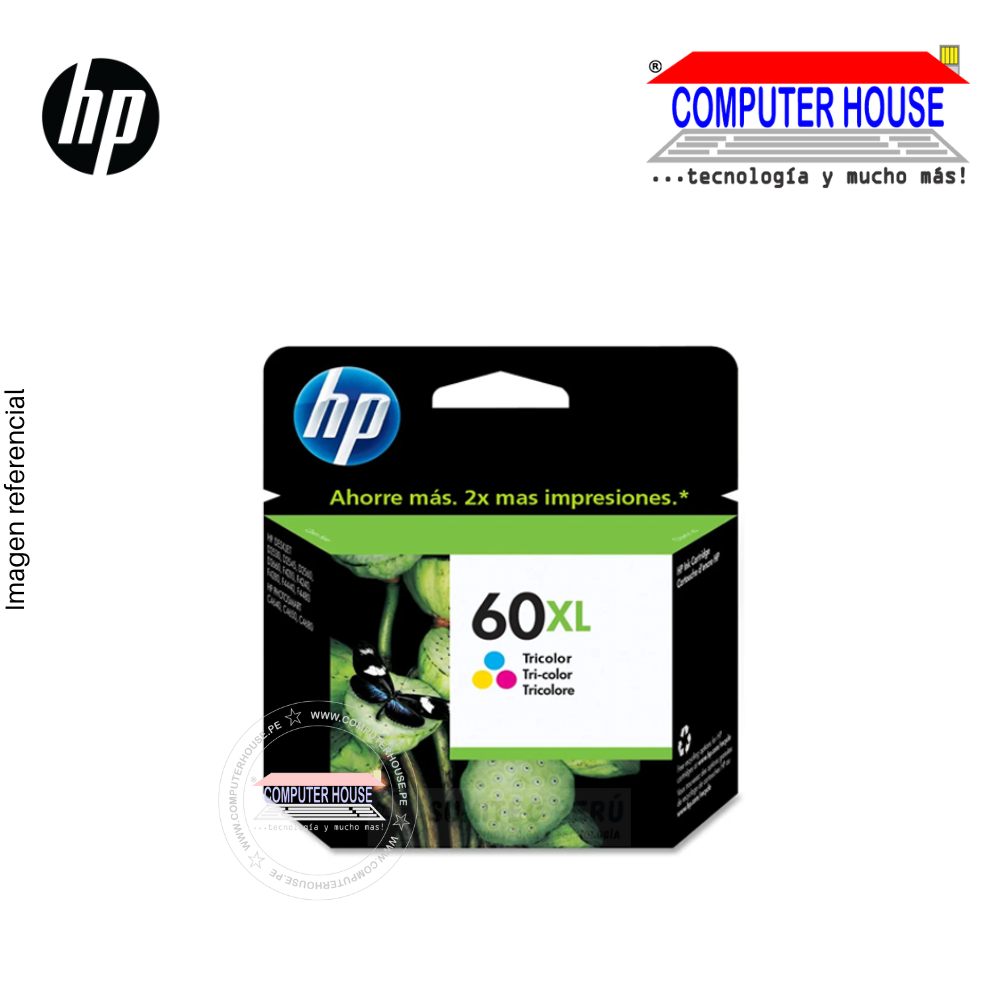 HP 60 XL Tricolor Ink Cartridge. SETTLEMENT
