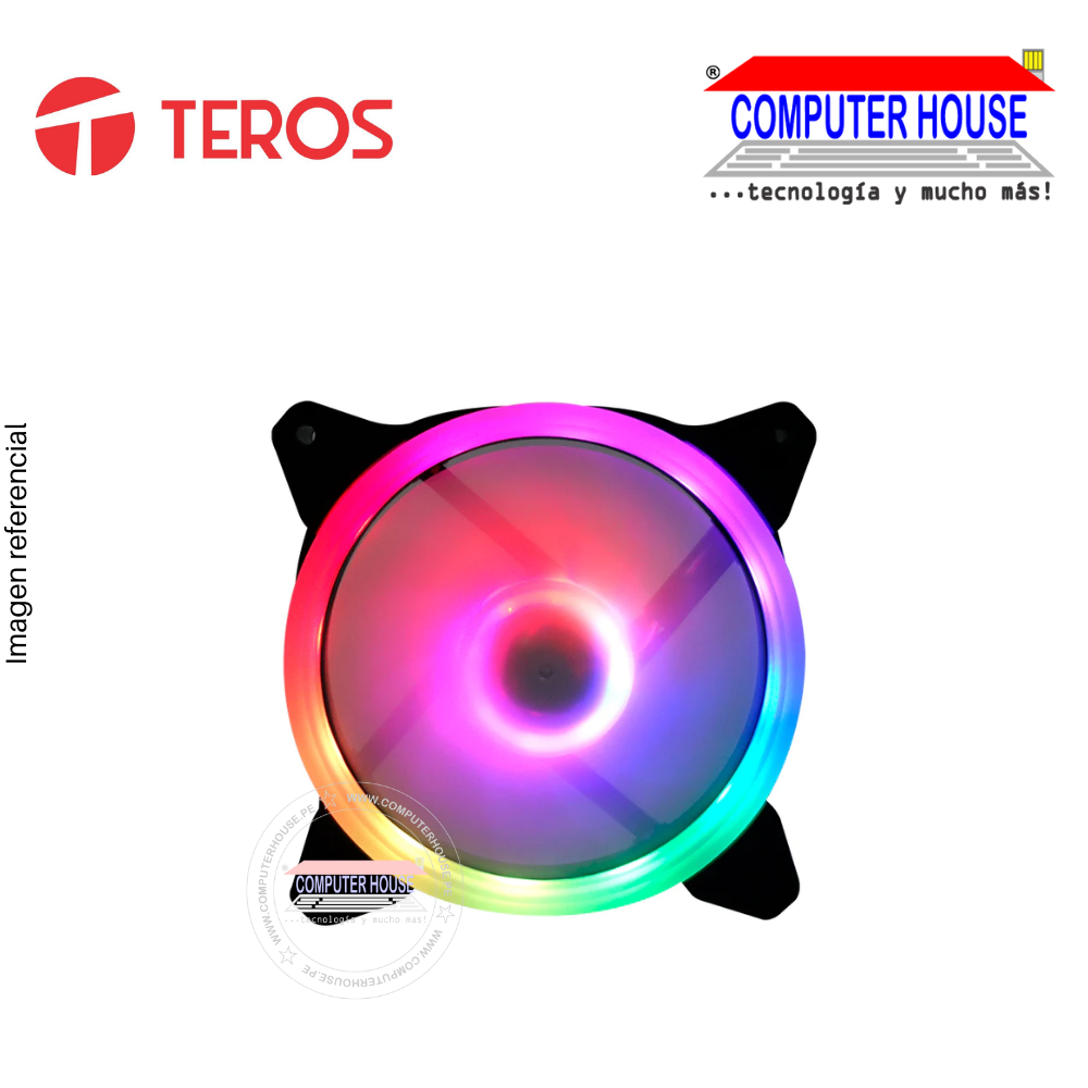 Cooler for Case TEROS TE-7050N, ARGB, 12cm, 1500 ±10% RPM.