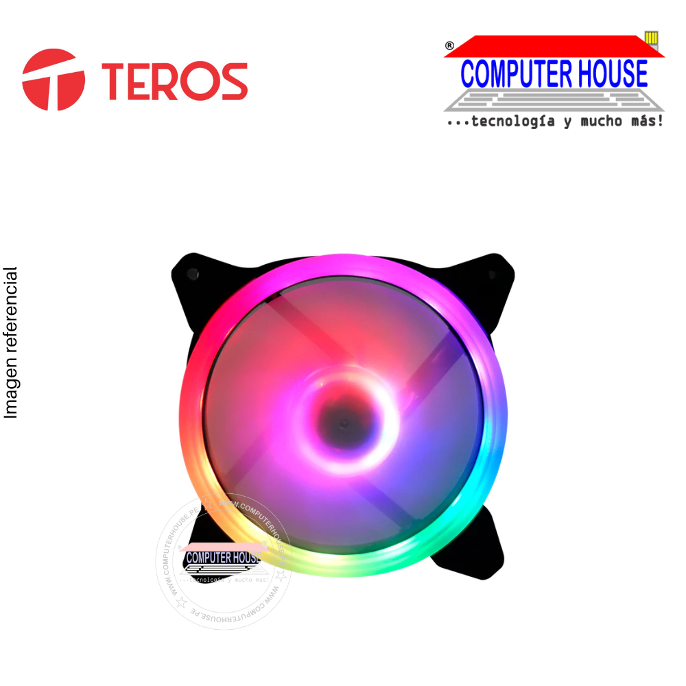 Cooler para case TEROS TE-7050N , ARGB, 12 cm, 1500 ±10% RPM