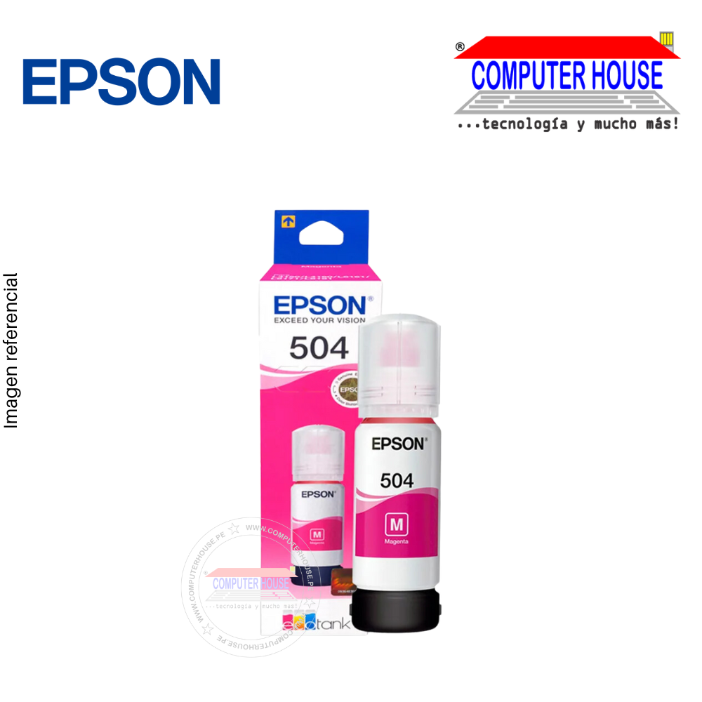Tinta EPSON 504 Magenta 70ml (T504320)