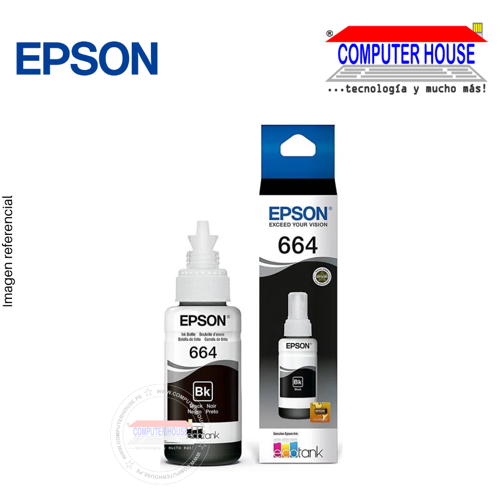 EPSON 664 Black Ink 70ml (T664120)