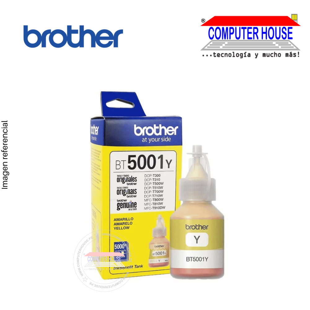 BROTHER BT5001Y Yellow Ink 48.8ml