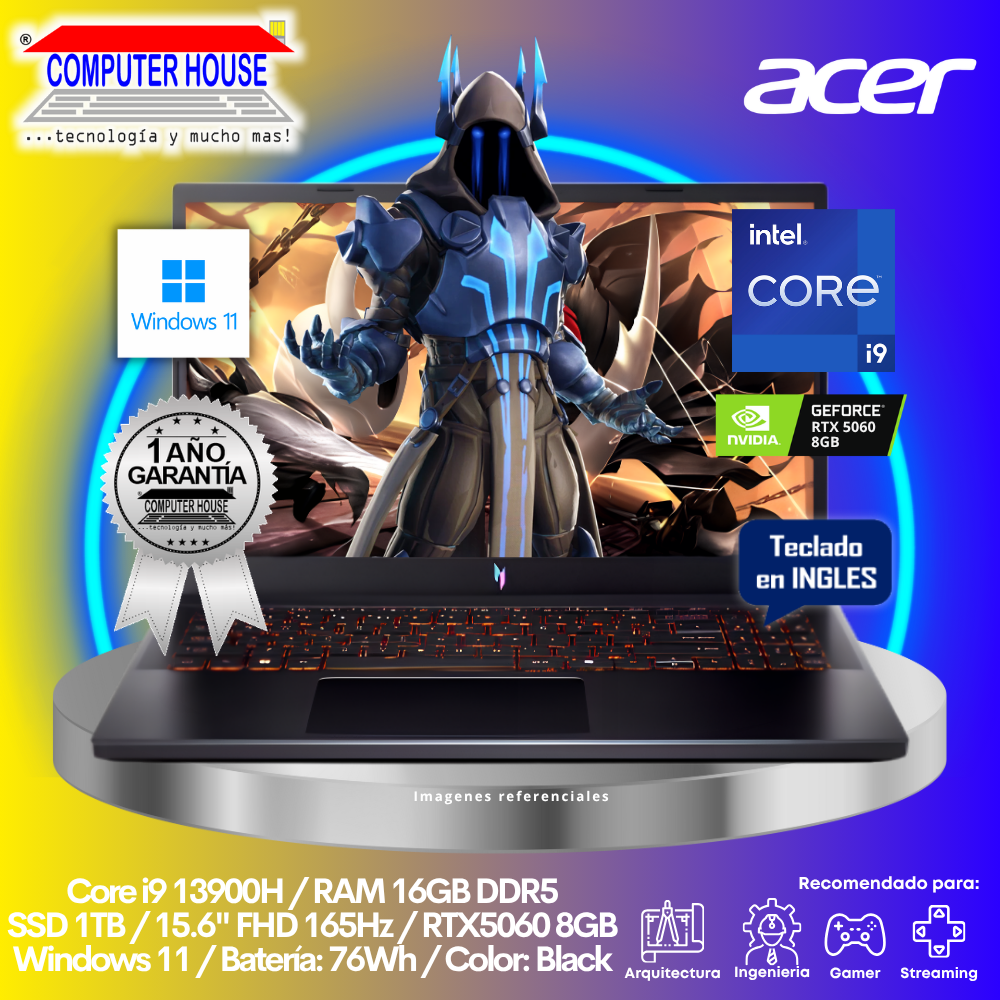 HP Vector 16 Laptop, Core Ultra 9-275HX, 16GB DDR5 RAM, 1TB SSD, RTX5080 16GB Video, 16" QHD 240Hz, English Keyboard, Windows 11.