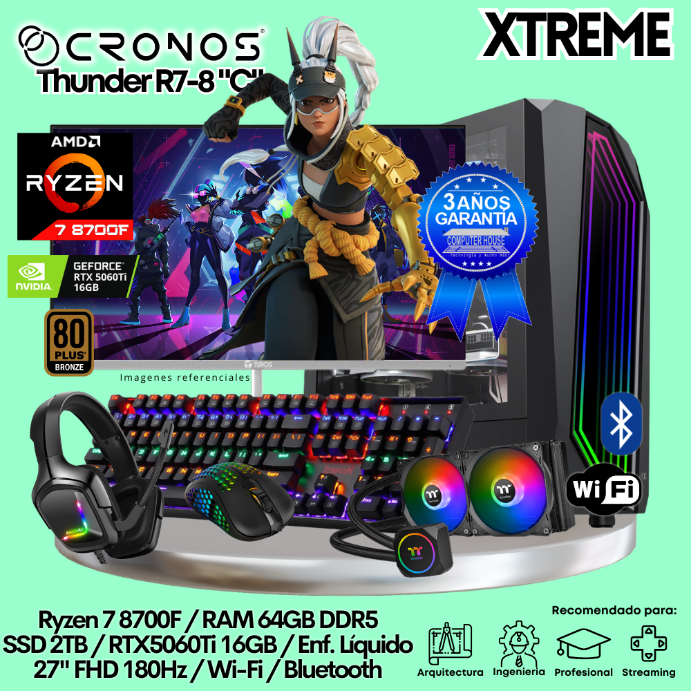 PC Xtreme CRONOS Thunder R7-8 