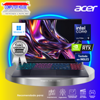 Laptop ACER Predator Helios 16, Core Ultra 9-275HX, RAM 16GB DDR5, SSD 1TB, Nvidia GeForce RTX5060 8GB, 16" FHD 240Hz, Teclado en Inglés, Windows 11.