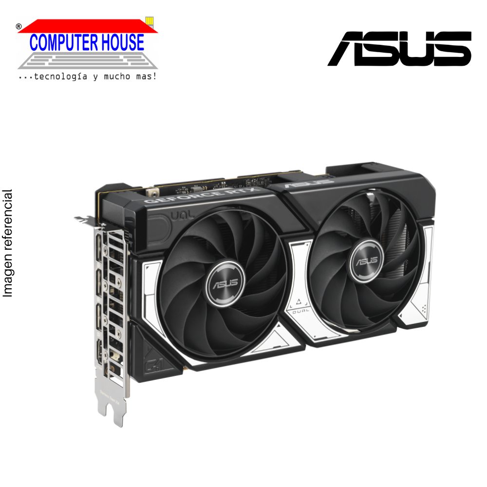 ASUS RTX5060 8GB Video Card, GDDR7, DUAL, NVIDIA GeForce, 3xDisplayPort, 1xHDMI, PCI-e 5.0. 