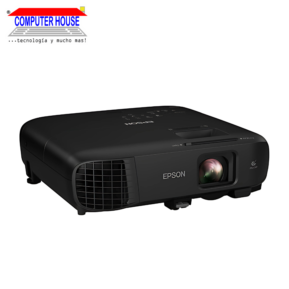 EPSON PowerLite FH52+ Wireless Portable Projector, 4000 Lumens, HDMI/VGA/Wi-Fi, Monaural Speaker: 16W x 1. 