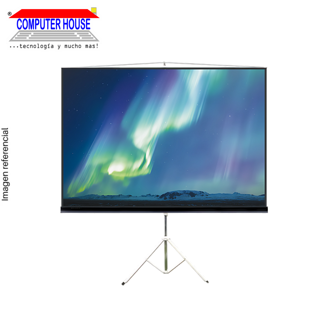 Screen with KLIPXTREME KPS-113 tripod, size 92".