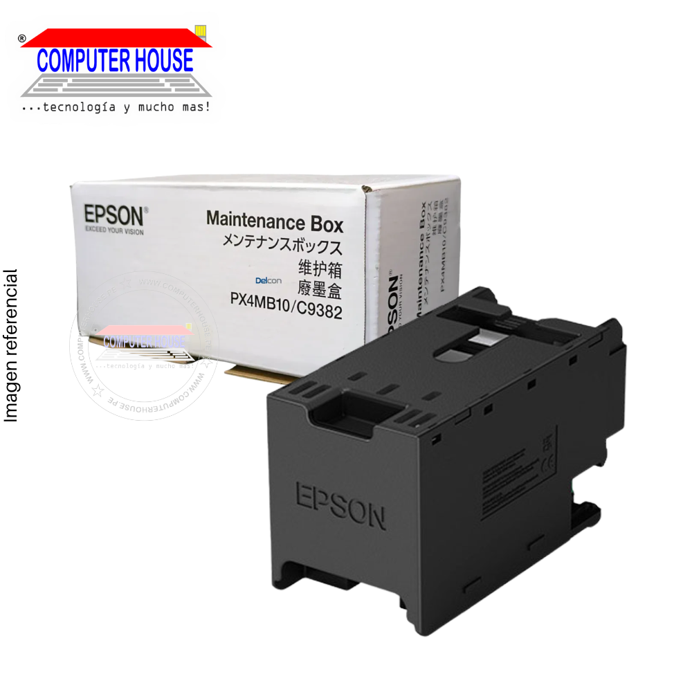 Caja de Mantenimiento EPSON C9382/C12C938211, para Epson WorkForce Pro: WF-C5310/WF-C5390/WF-C5810/WF-C5890/WF-C5891/WF-M5399/WF-M5899/EM-C800.