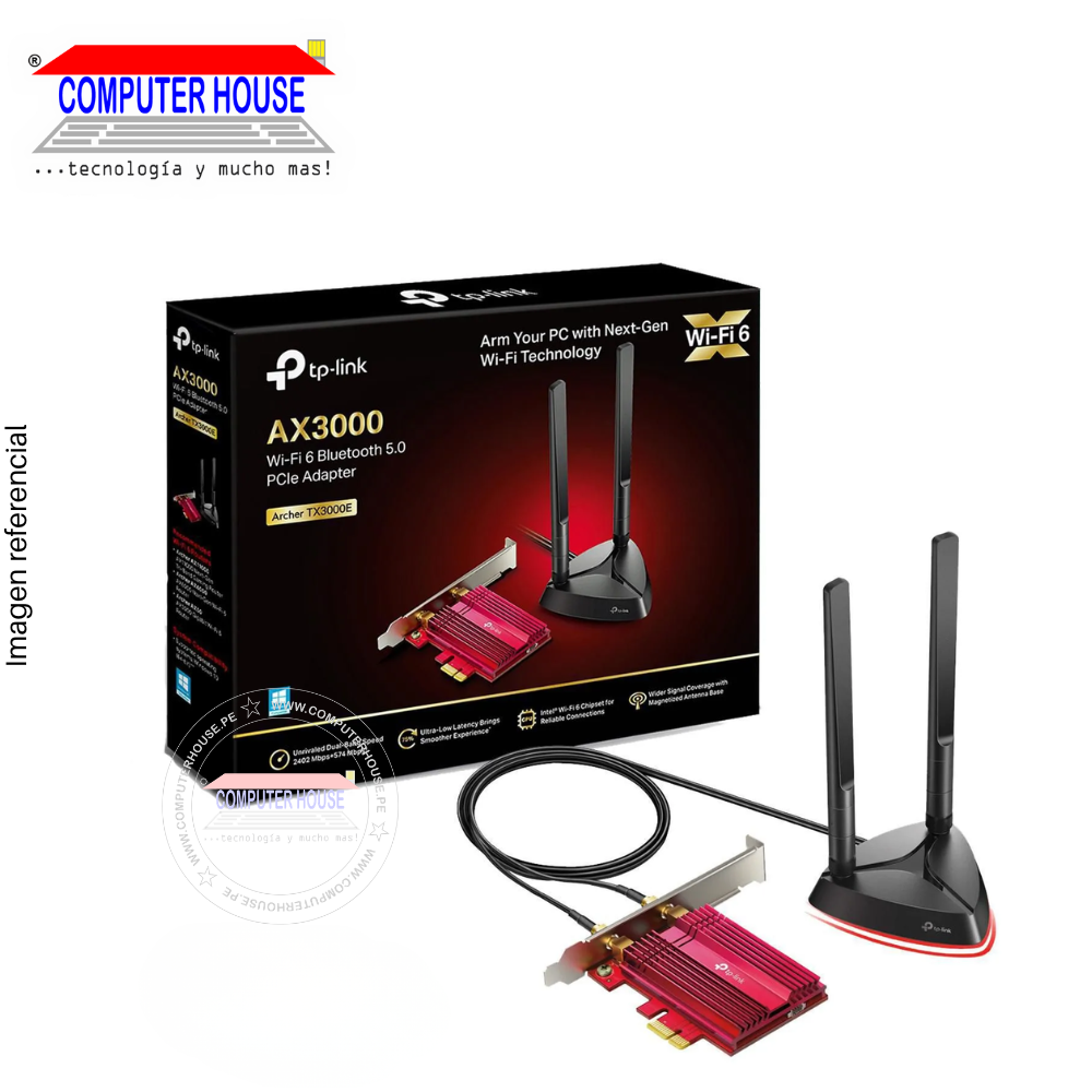 TP-LINK TL-WN781ND Wireless Network Card, PCI Express, 2.4GHz (up to 150Mbps).