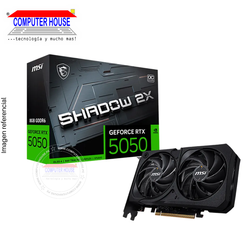 MSI RTX5060TI 8GB Video Card, GDDR7, Ventus 2x OC Plus, NVIDIA GeForce, 3xDisplayPort, 1xHDMI, PCI-e 5.0.