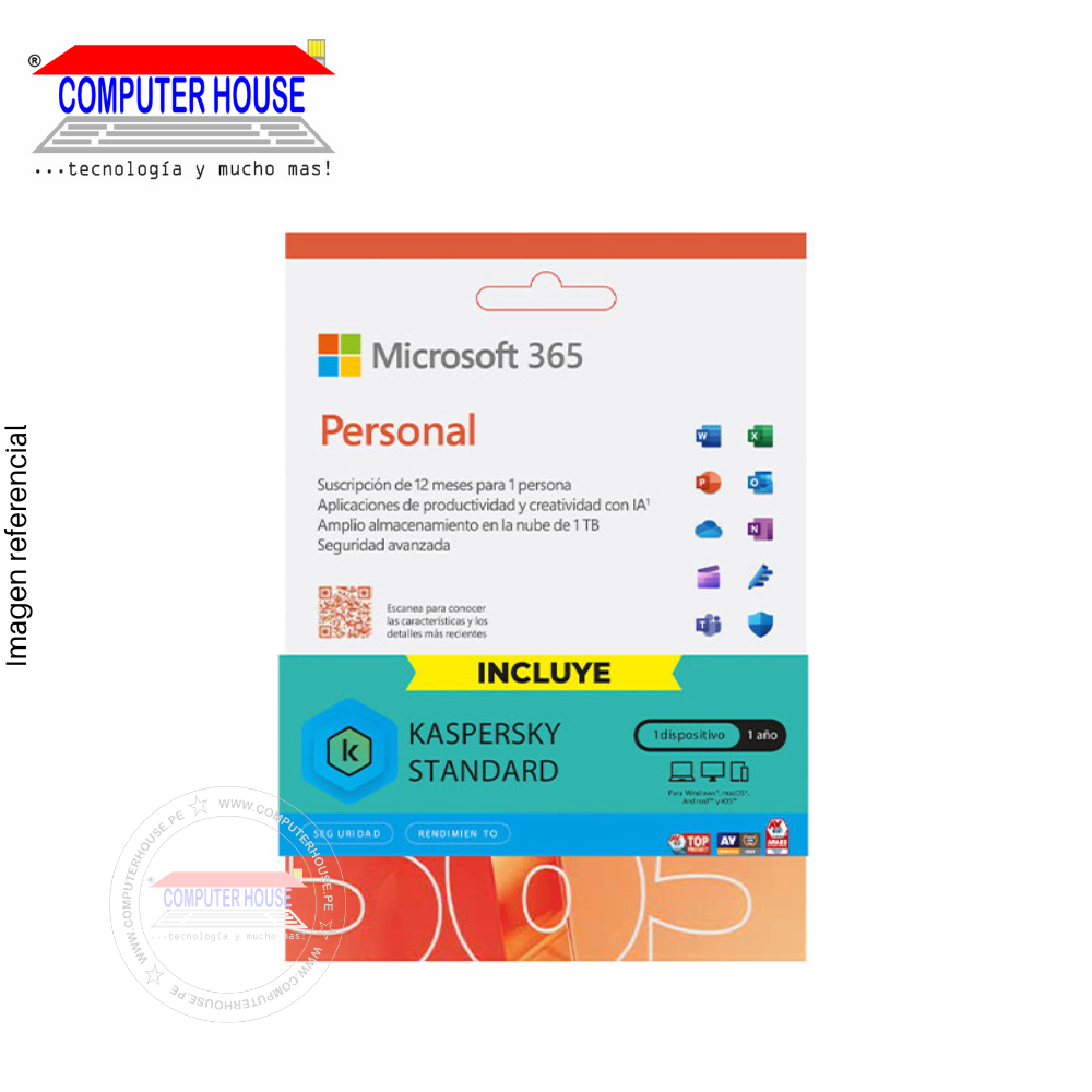 Microsoft Office 365 PERSONAL 1PC, 1 year, Virtual License (ESD) (QQ2-00008)