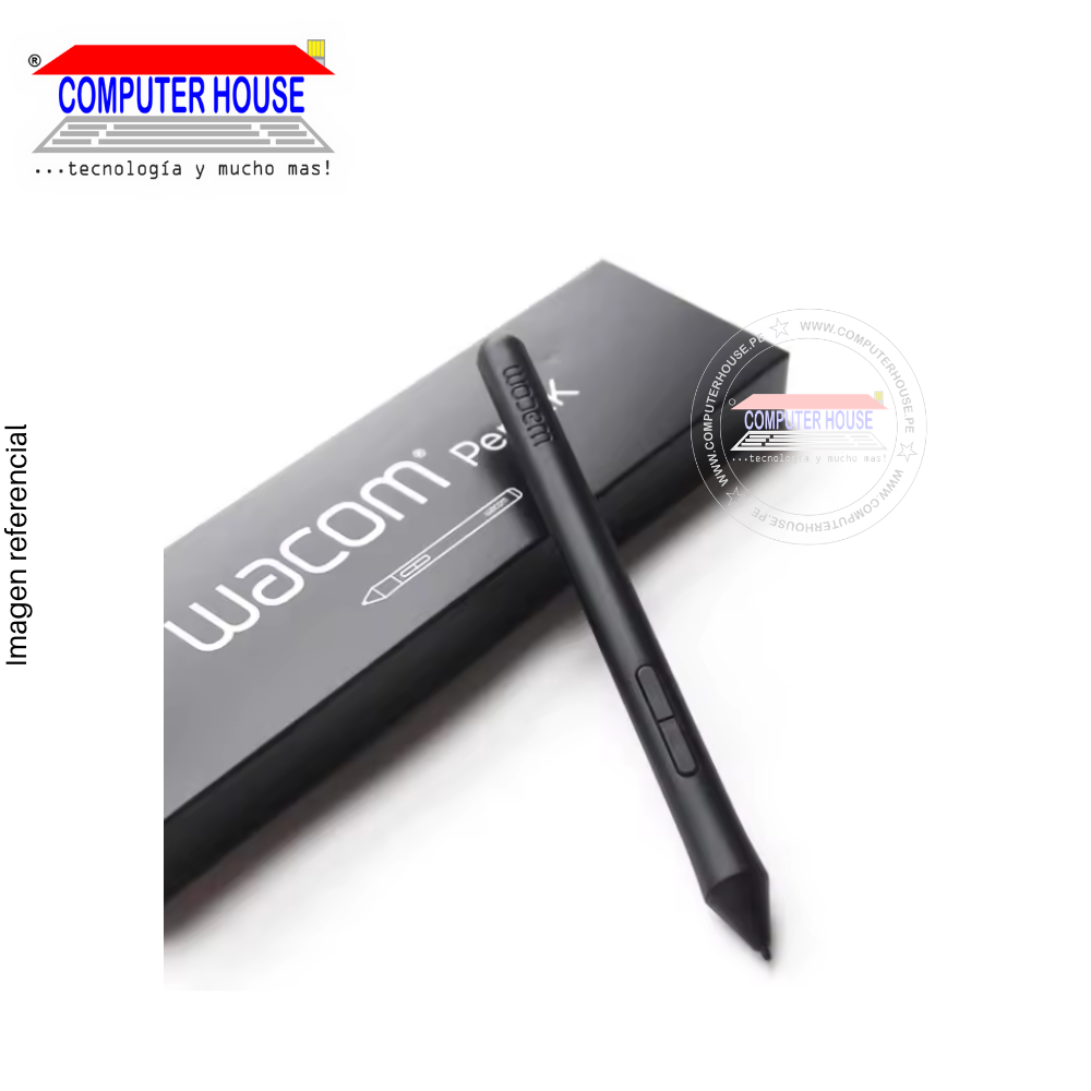 Lápiz para Tablet WACOM Pen 2K compatible con Wacom Intuos CTL-490 / 690, CTH-490 / 690, One de Wacom CTL-472 / 672 (LP-190-0K)