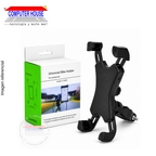 Soporte para Celular 360° para Bicicleta y Moto, Rotación 360°, Ajuste Universal, Negro