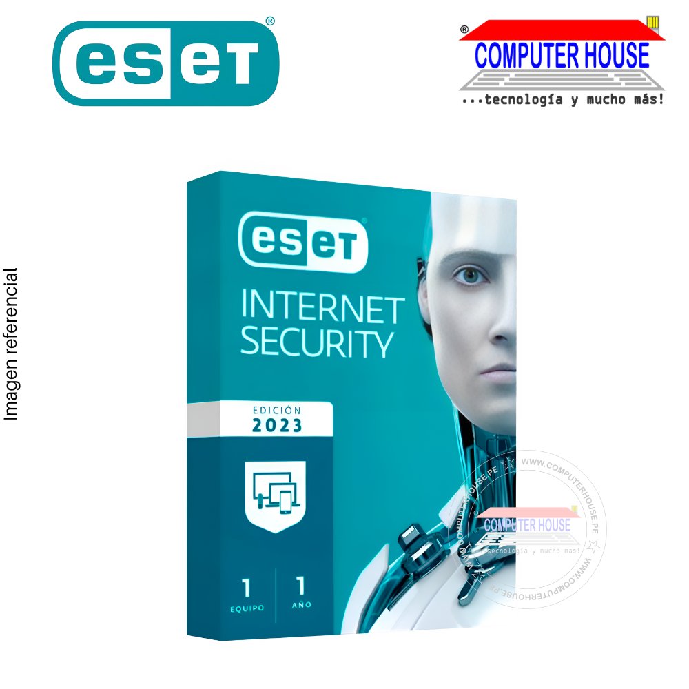 Antivirus ESET NOD32 2024 Protección Internet Security, Licencia 1 Año, 1 PC.