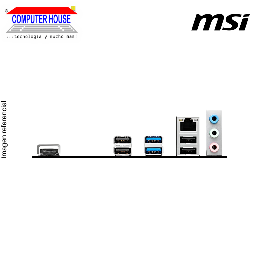 MSI PRO H610M-S DDR4 Motherboard, Intel H610 Chipset, LGA1700, mATX Supports 14th, 13th and 12th Generation Intel® Core™ Processors, Intel® Pentium® Gold and Celeron® Processors LGA 1700
